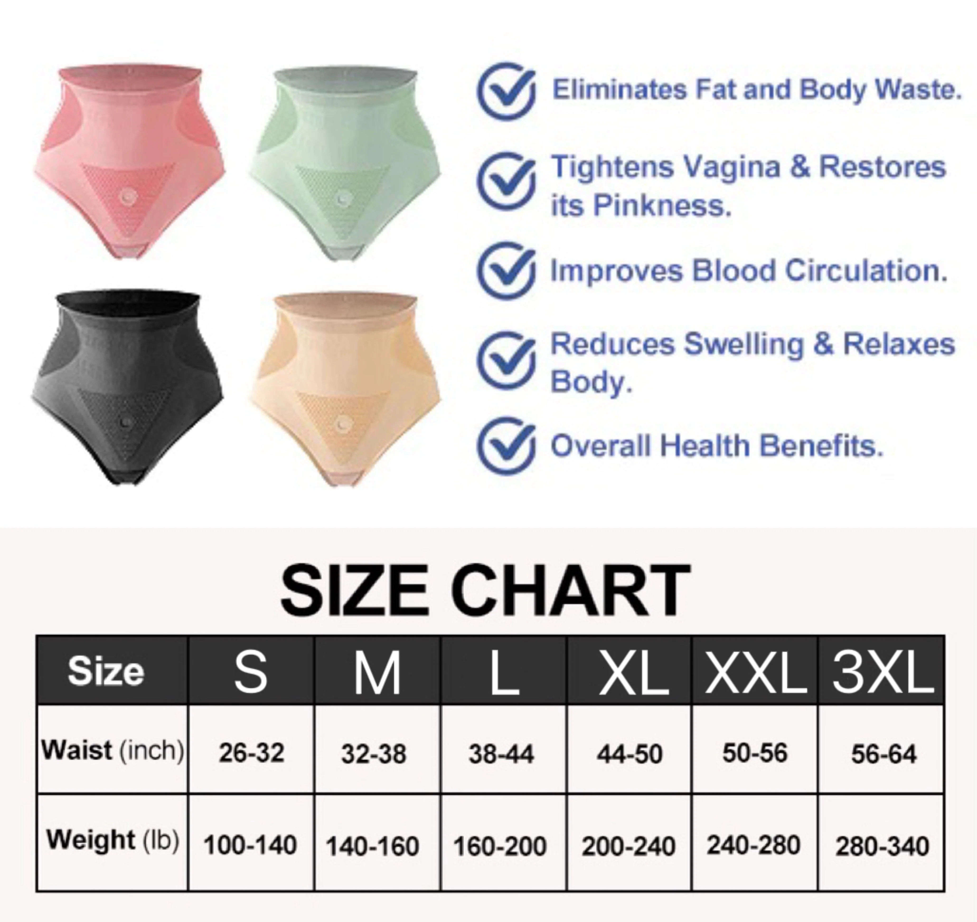 🔥 Graphene Honeycomb Vaginal Tightening & Body Shaping Briefs - Image 16
