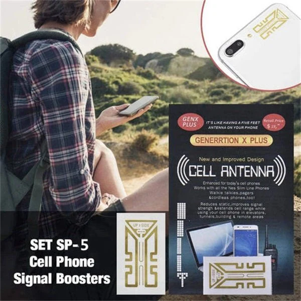 Cell Phone Signal Enhancement Stickers (4Pcs/Set) - Image 2