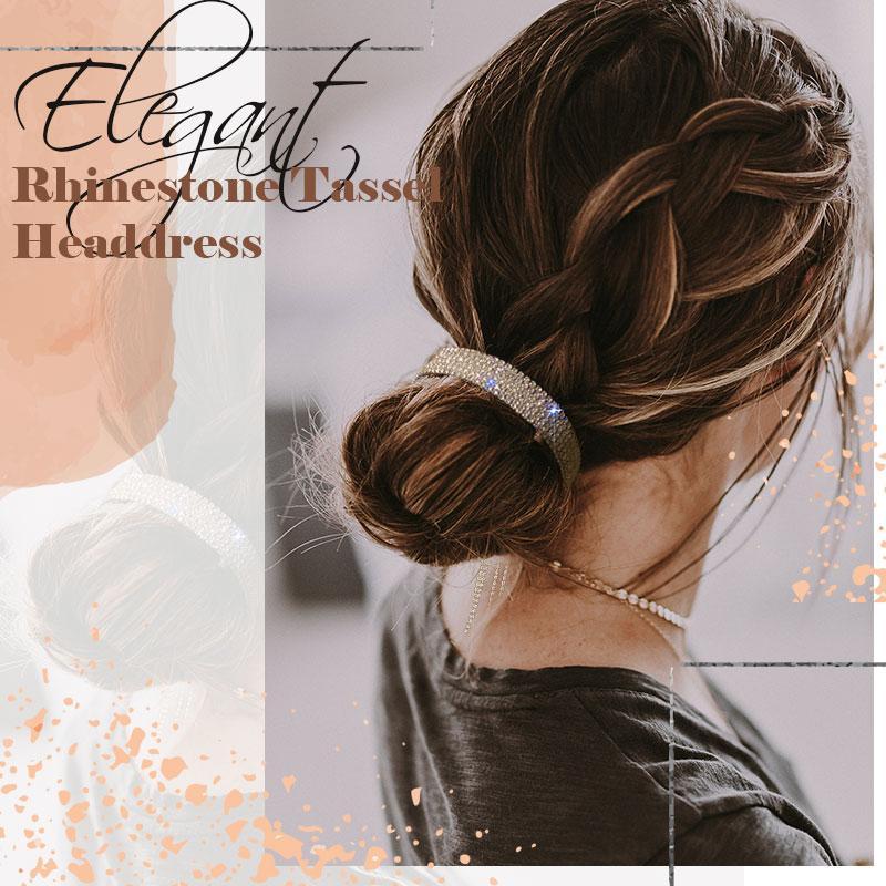 ELEGANT RHINESTONE TASSEL HEADDRESS ✨ - Image 7