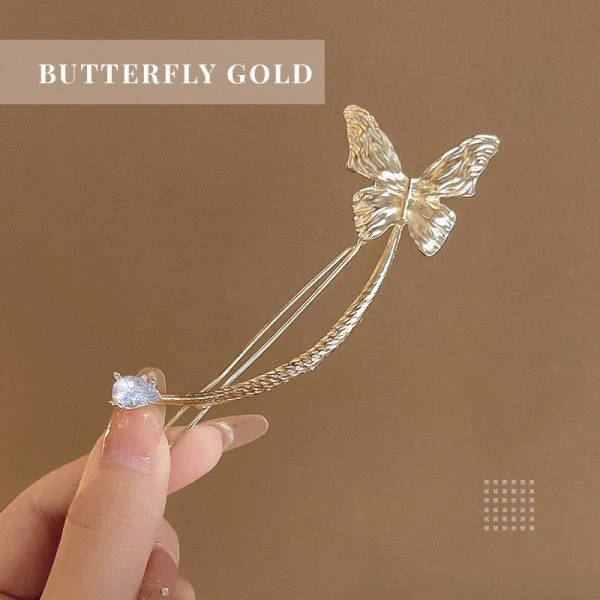 Coil Hair Pearl Arc Spring Hair Clip - Image 8