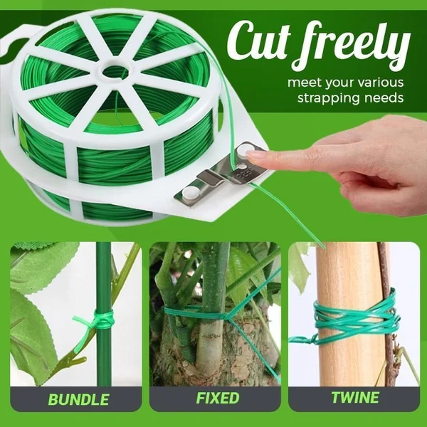 Garden Twist Ties Wire With Shear - Image 4