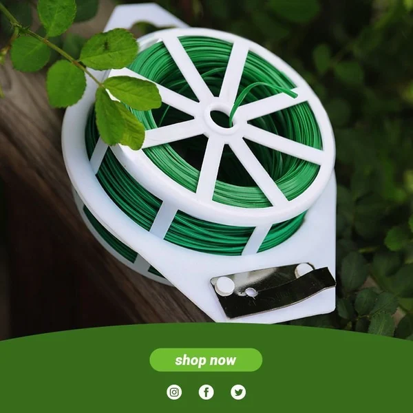 Garden Twist Ties Wire With Shear - Image 8