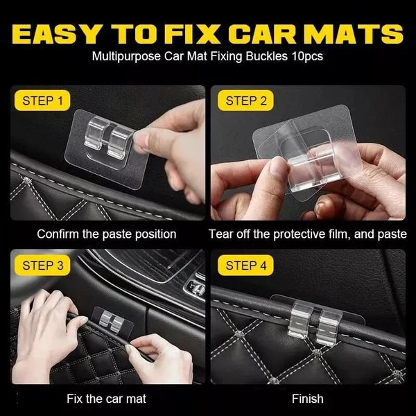MULTIPURPOSE CAR MAT FIXING BUCKLES - Image 8