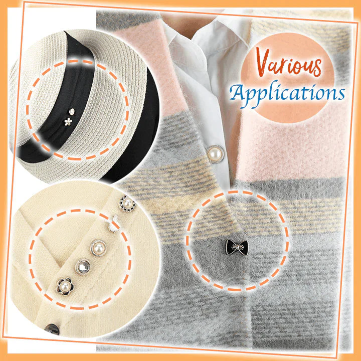 Multipurpose No-Sew Classy Buttons (10 Pcs) - Image 10