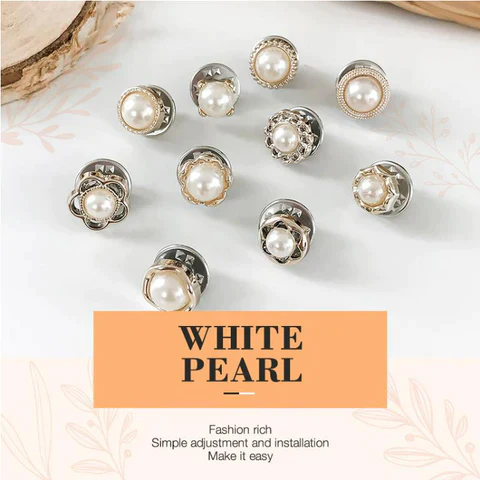 Multipurpose No-Sew Classy Buttons (10 Pcs) - Image 2