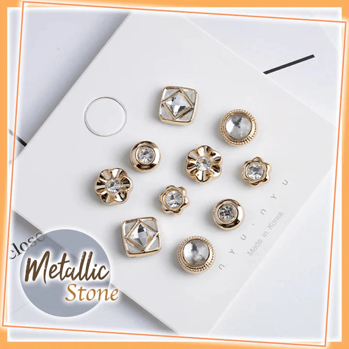 Multipurpose No-Sew Classy Buttons (10 Pcs) - Image 4