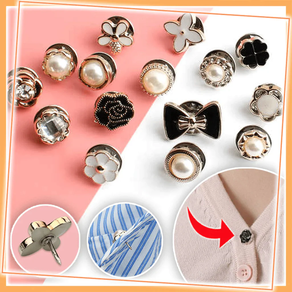 Multipurpose No-Sew Classy Buttons (10 Pcs) - Image 5