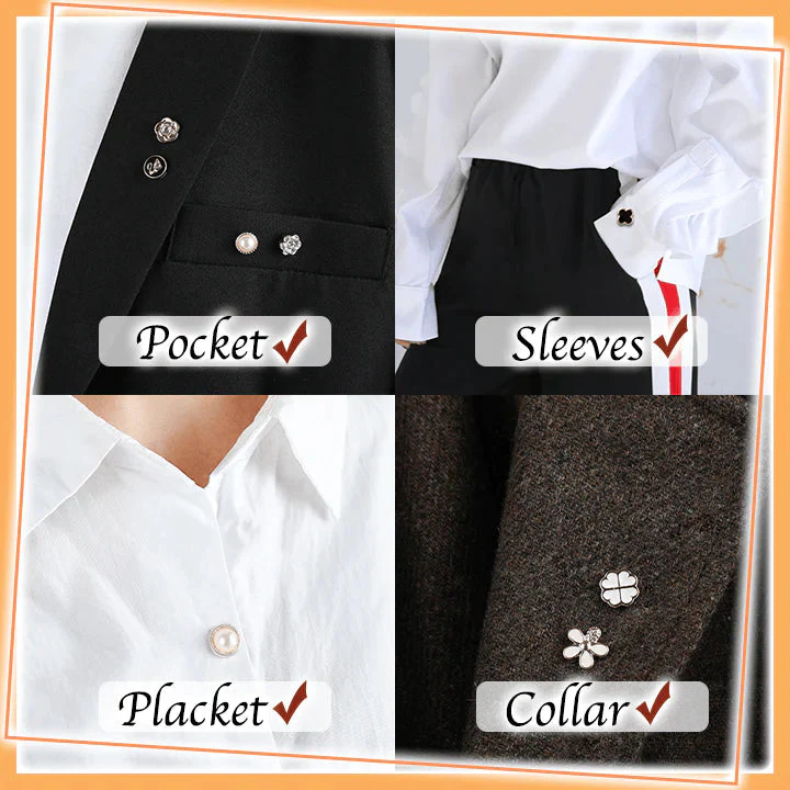 Multipurpose No-Sew Classy Buttons (10 Pcs) - Image 9