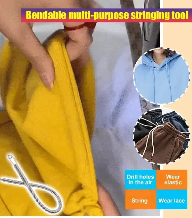 New Upgrade Quality✨Bendable multi-purpose stringing tool