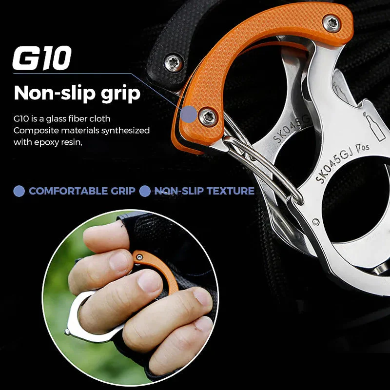 Multifunctional Keychain Self-defense Portable Car Keychain Bottle Opener