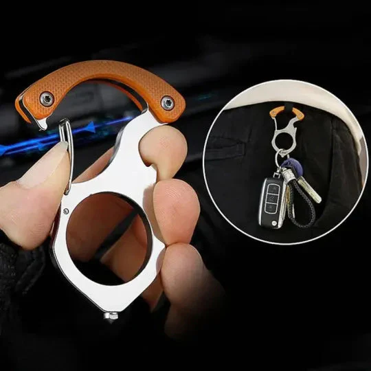 Multifunctional Keychain Self-defense Portable Car Keychain Bottle Opener - Image 4