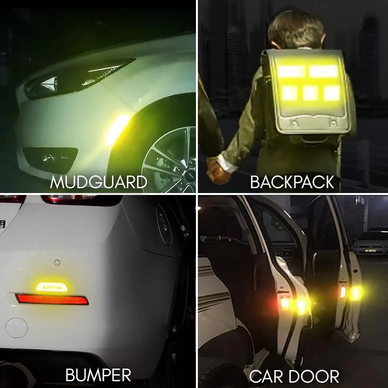 Universal Car Reflective Diamond Strips (Buy 4 get 4 free) - Image 4