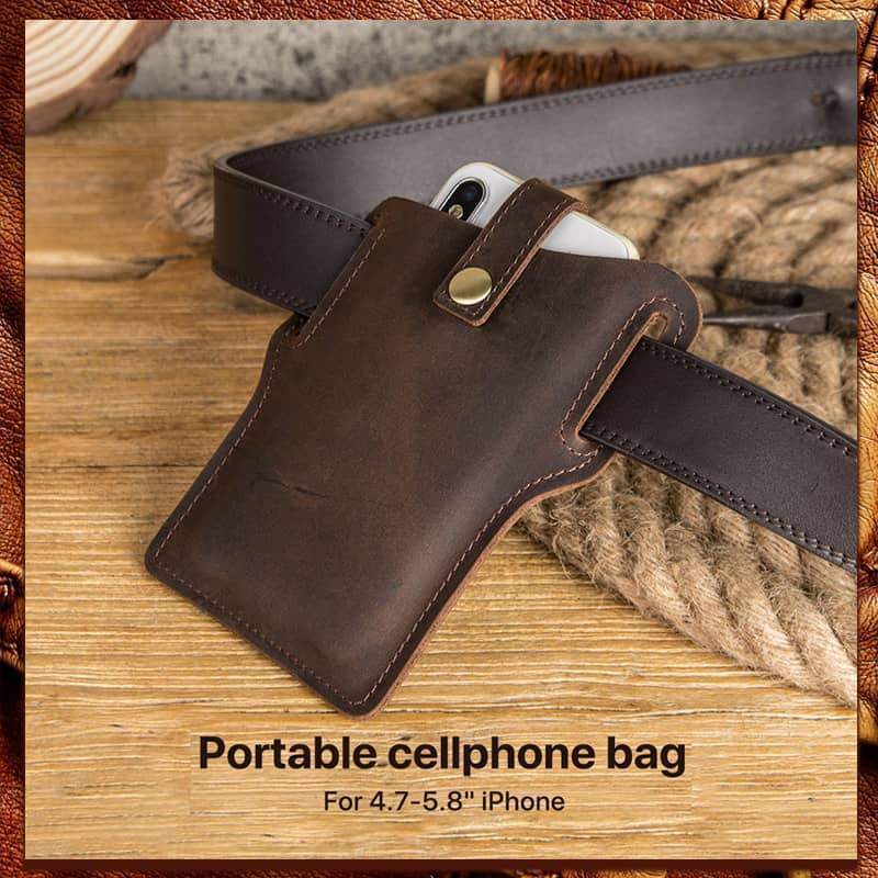Universal Leather Case Waist Bag - Image 5