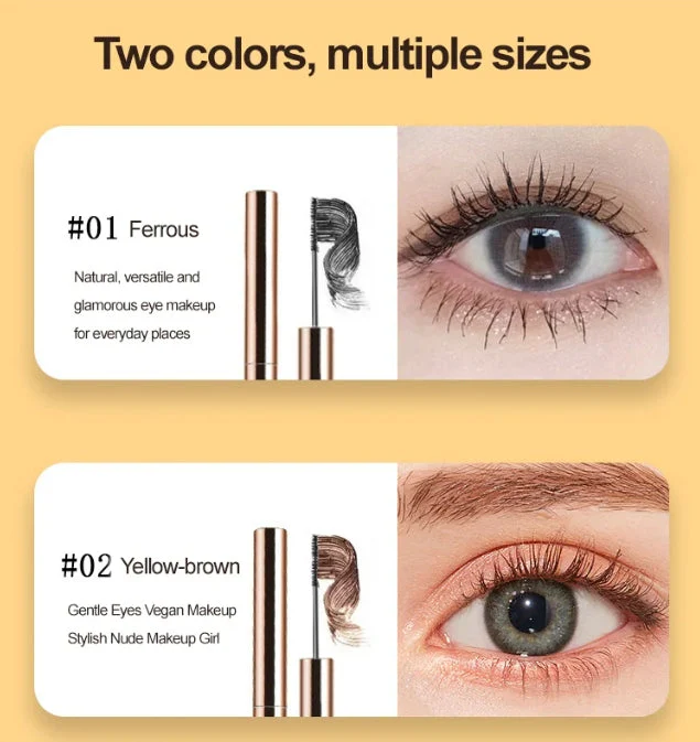 2026 NEW💖Upgrade Waterproof fiber long curl fine brush quick drying mascara - Image 2