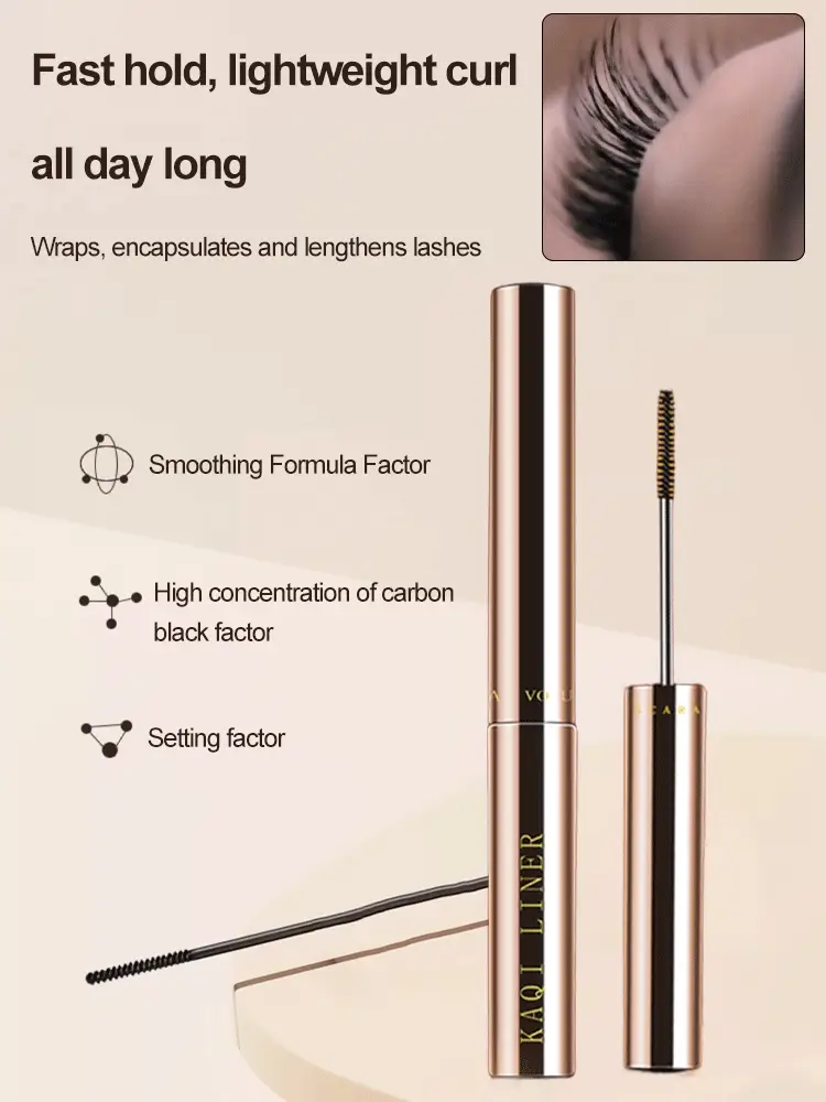 2026 NEW💖Upgrade Waterproof fiber long curl fine brush quick drying mascara - Image 4