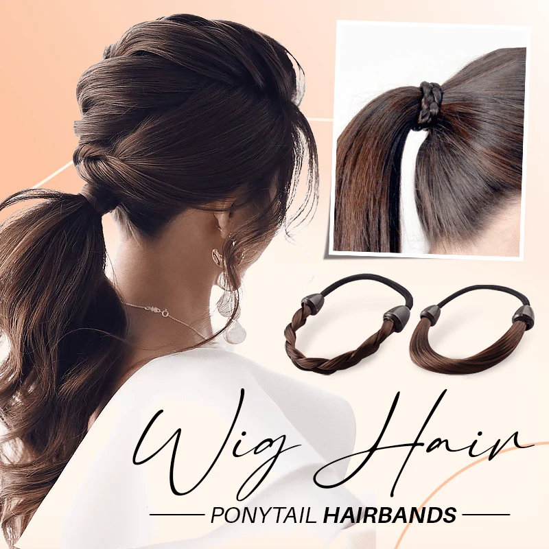 Wig Hair Ponytail Hairbands🔥